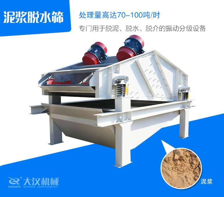 專門用于脫泥、脫水、脫介的振動分級設(shè)備